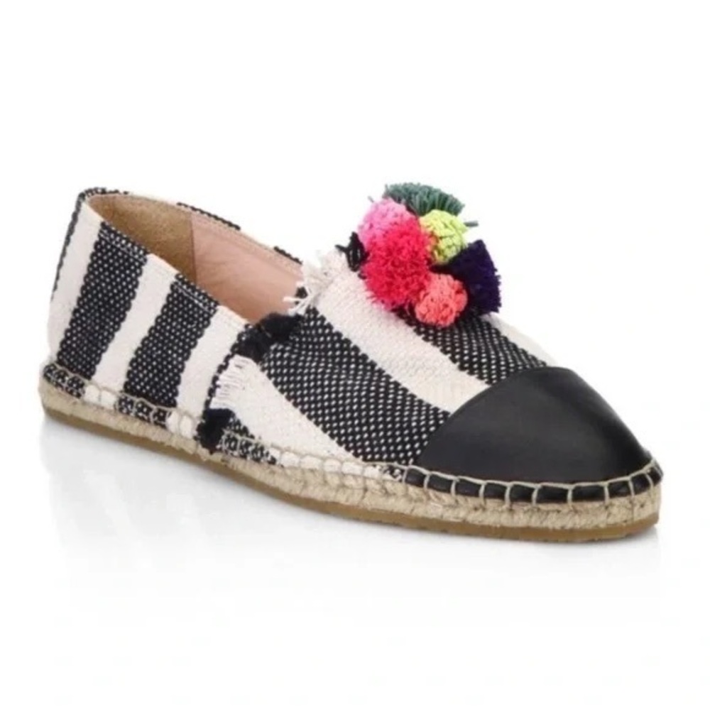 Loeffler Randall Mara Pom Pom Espadrilles Size 6B